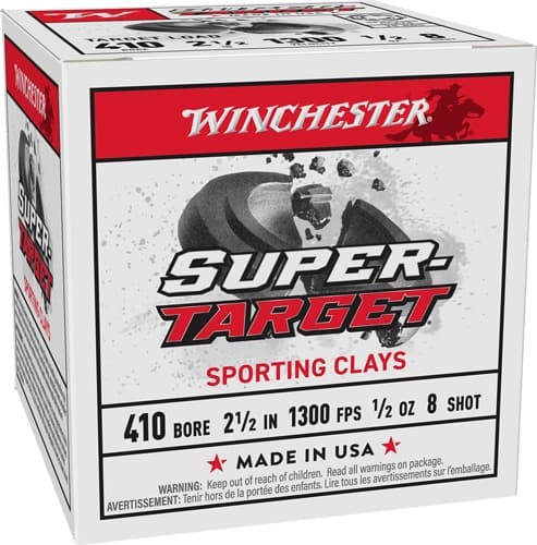 WINCHESTER TARGET 410  2-1/2" 1/2OZ #8 250RD CASE