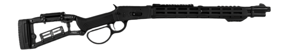 Derya Firearms RAN.18.44 RAN  44 Mag 8+1 18" Black Melonite Threaded Barrel, Black Melonite Steel Receiver w/Picatinny Rail, M-LOK/Picatinny Rail Forend, Black Ironwolf Aluminum Stock
