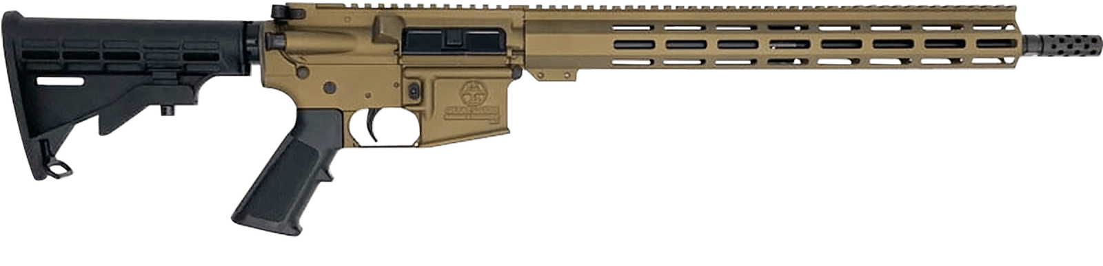 Great Lakes Firearms GL15400SSBRZ GL15  400 Legend 5+1 16.50" Stainless Barrel, Bronze Cerakote Picatinny Rail Aluminum Receiver, M-LOK Handguard, Black Synthetic Stock Black Mil-Spec Grip