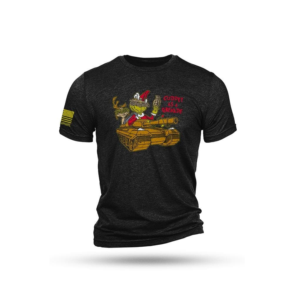 Nine Line Grinch Triblend Short Sleeve Shirt Black XL