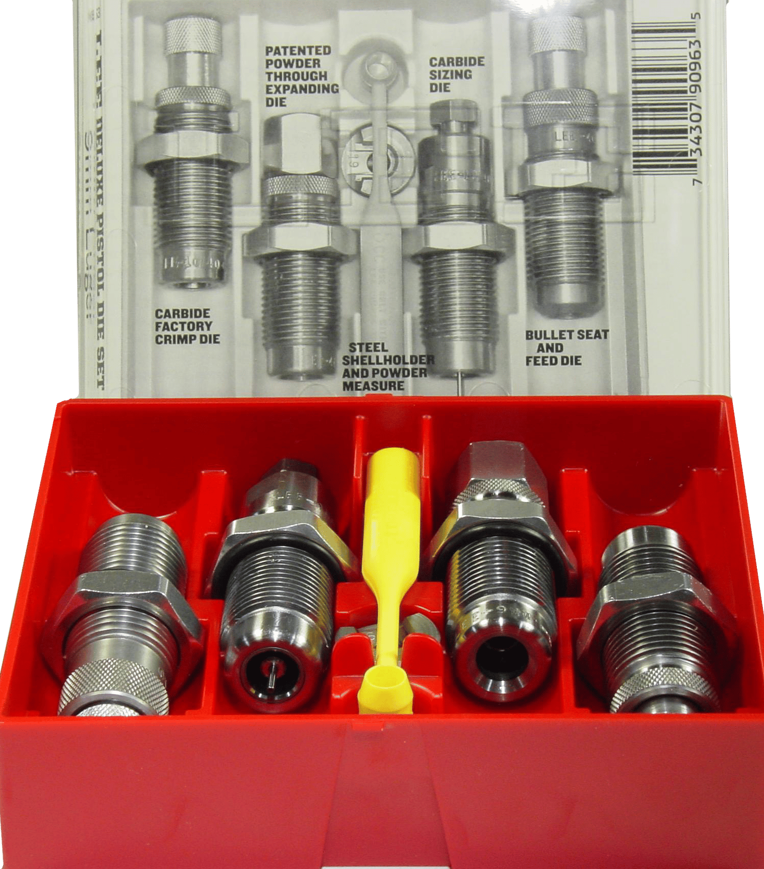 Lee Precision 90965 Deluxe 4-Die Set  40 S&W / 10mm