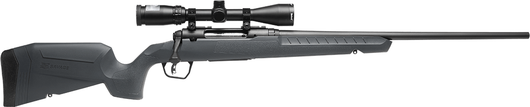 Savage Arms 32180 Axis 2 XP Combo Full Size 270 Win 4+1 22" Black Sporter Barrel, Black Carbon Steel Receiver Drilled & Tapped, Gray Fixed Synthetic Stock, Weaver 3-9x40mm Scope, Right Hand
