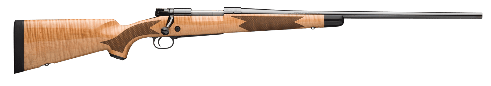 Winchester Repeating Arms 535218289 Model 70 Super Grade 6.5 Creedmoor Caliber with 5+1 Capacity, 22" Barrel, High Polished Blued Metal Finish & Gloss AAA Maple Stock Right Hand (Full Size)