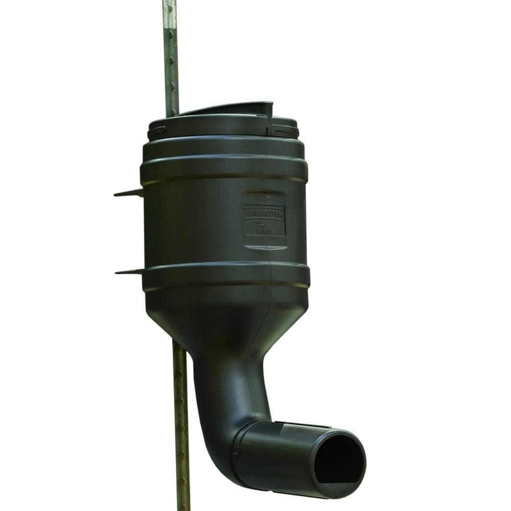 On Time Wildlife Mossy Oak Gamekeeper 80 lb T-Post Gravity Feeder