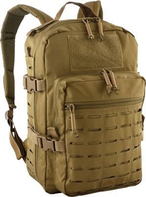 RED ROCK TRANSPORTER DAY PACK W/LASER-CUT MOLLE WEBB COYOTE
