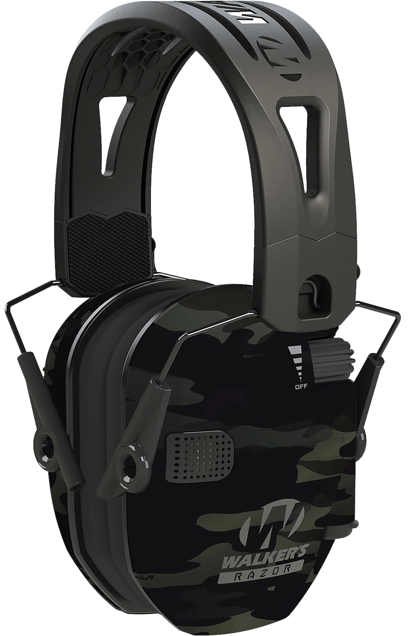 Walker's GWPRSEMRHMCCG Razor Tacti-Grip 23 dB Over the Head Gray MultiCam/Black Polymer