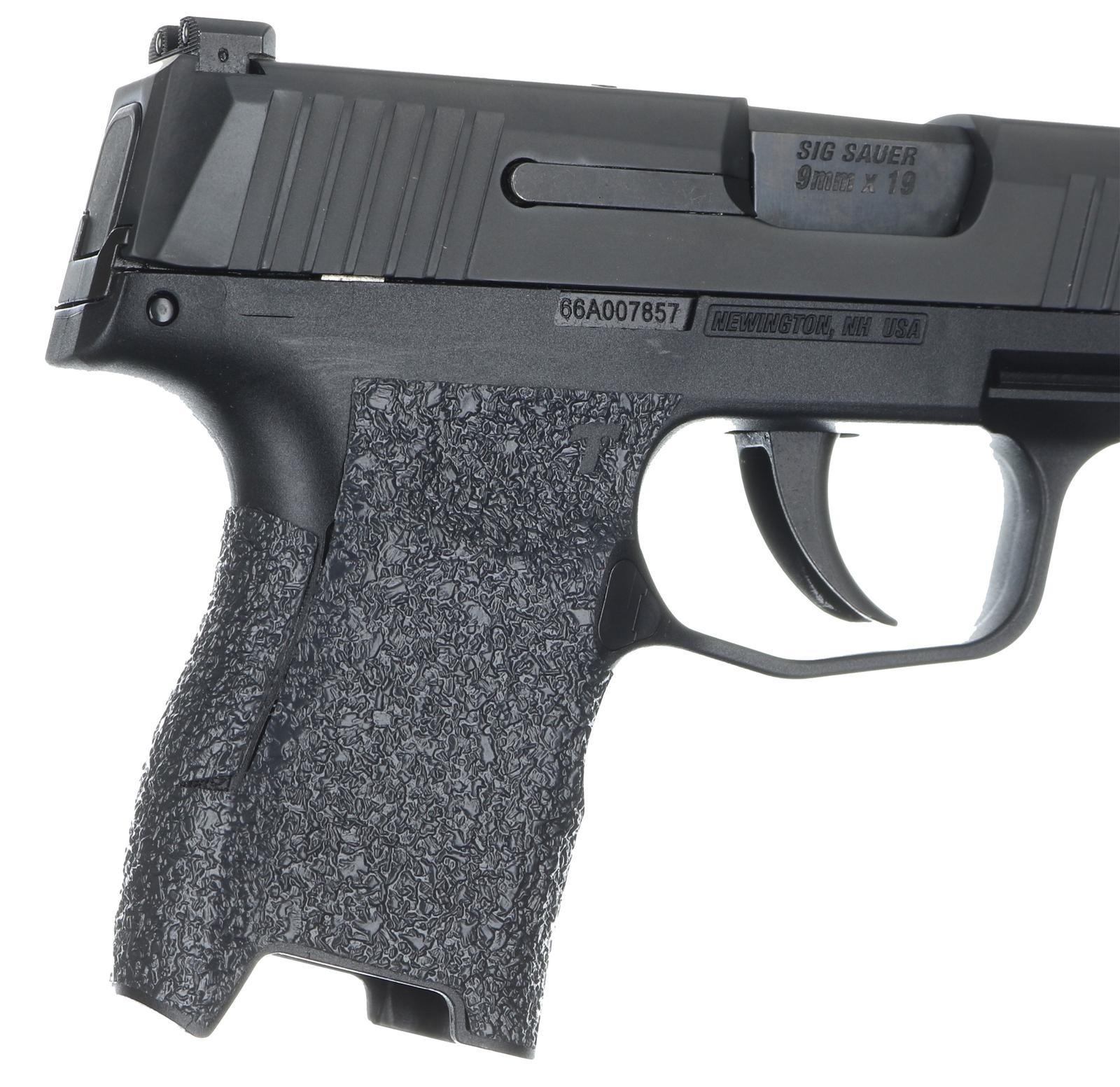 Talon Grips 021R Adhesive Grip  Textured Black Rubber for Sig P365
