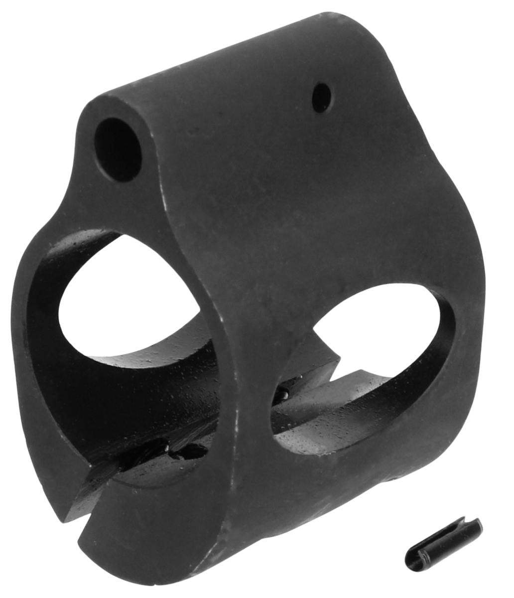 TacFire MAR001CO Clamp On Low Profile Gas Block .750" Diameter Steel Black Parkerized