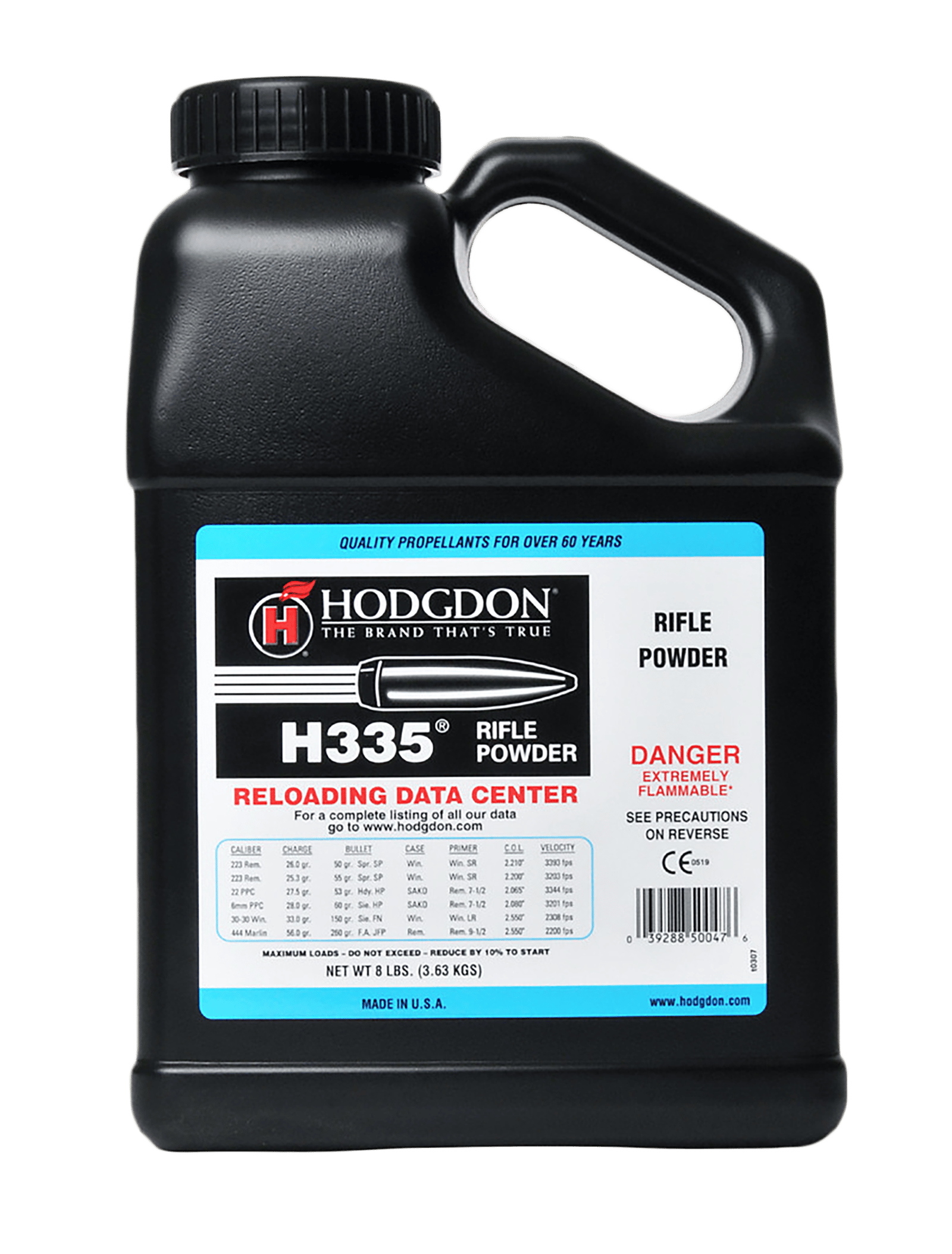 Hodgdon 3358 Spherical H335 Smokeless Rifle 8 lbs