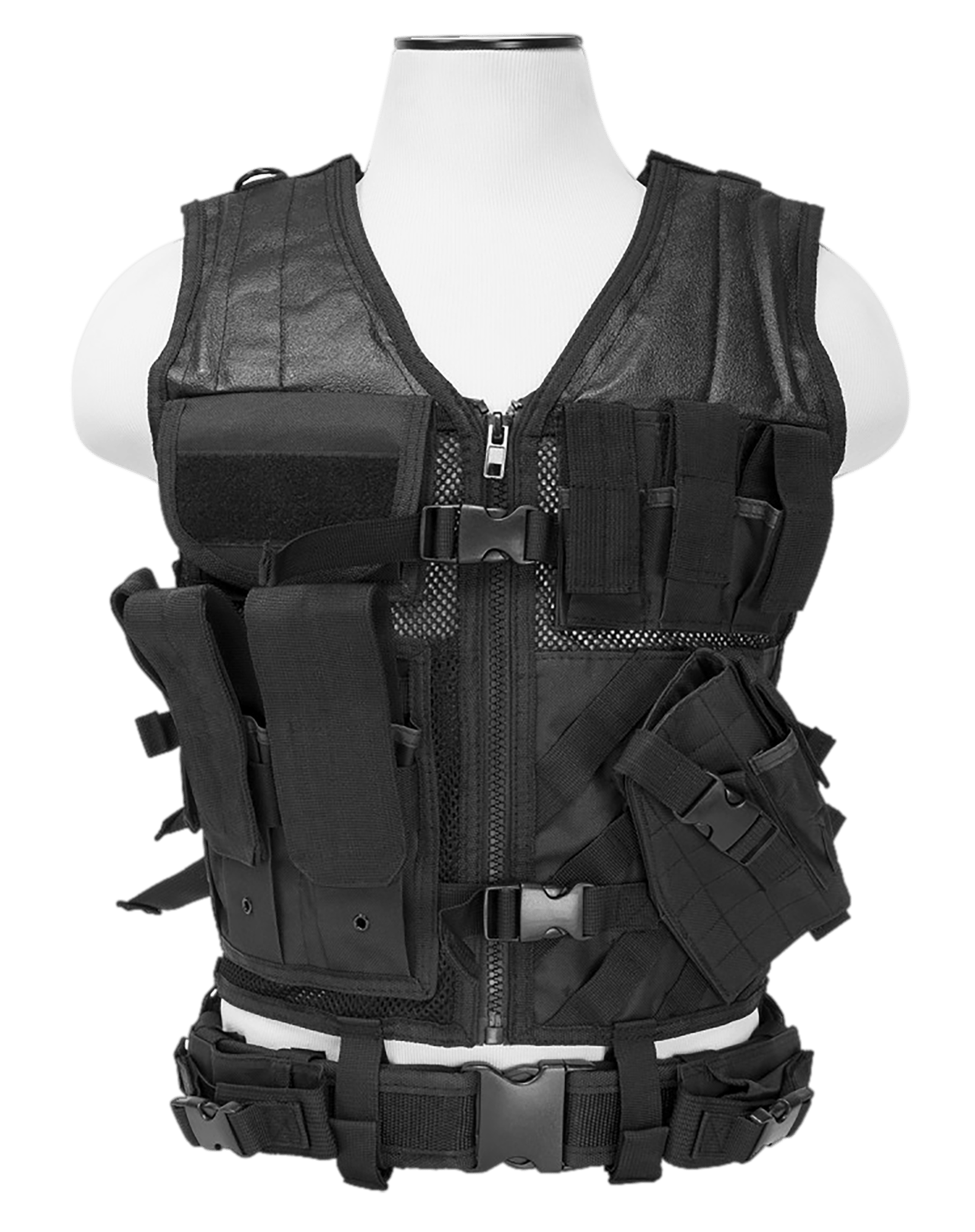 NcStar CTV2916B Tactical  Med-2XL PVC/Mesh Webbing