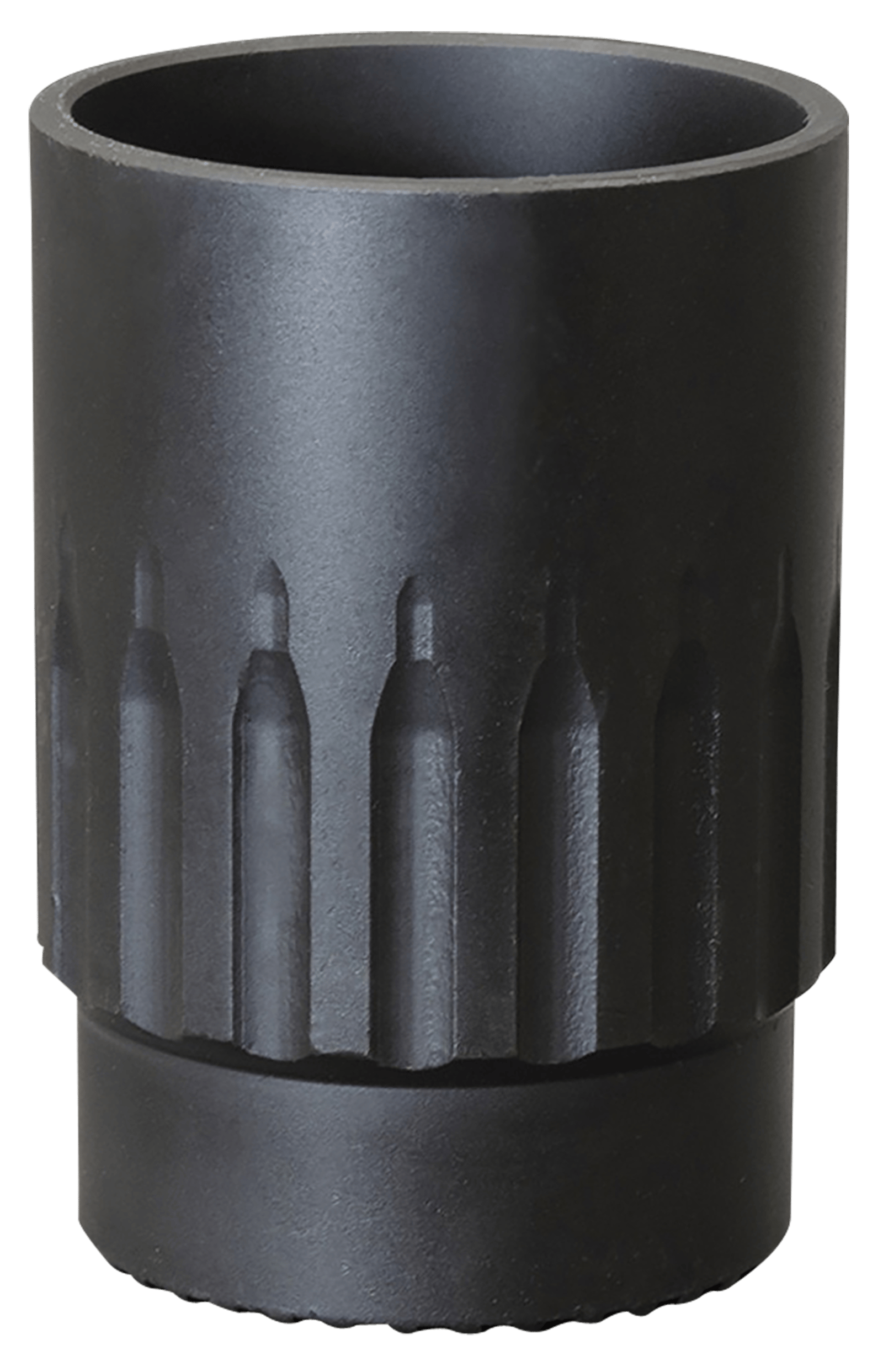 Yankee Hill 3130 Blast Deflector QD Short 30 Cal Black Steel with 2.19" OAL for YHM QD Mounts