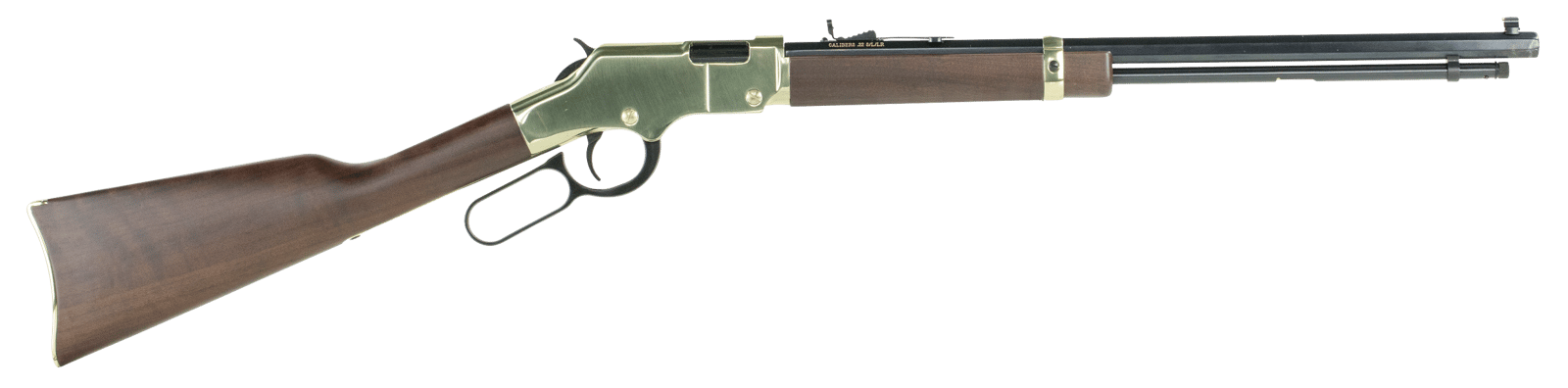 Henry H004 Golden Boy  22 LR Caliber with 16 LR/21 Short Capacity, 20" Octagon Barrel, Brasslite Metal Finish & American Walnut Stock Right Hand