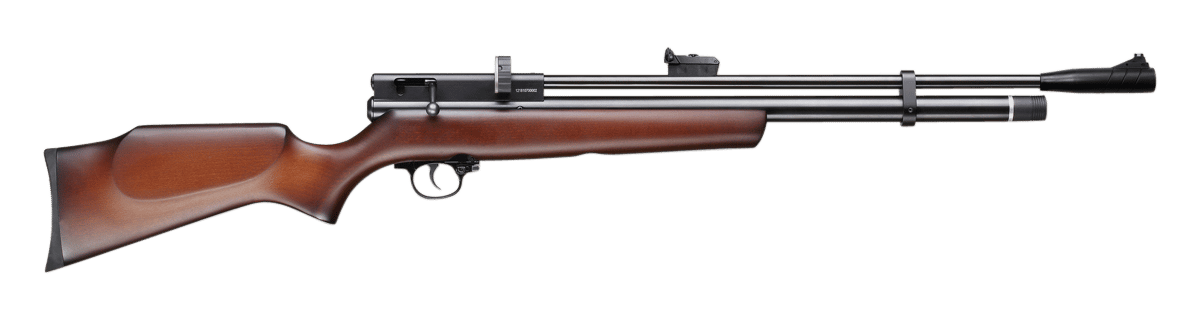Beeman 1327 Chief II  Pre-Charged Pneumatic 177 Pellet 10+1 Shot Black Black Receiver European Hardwood