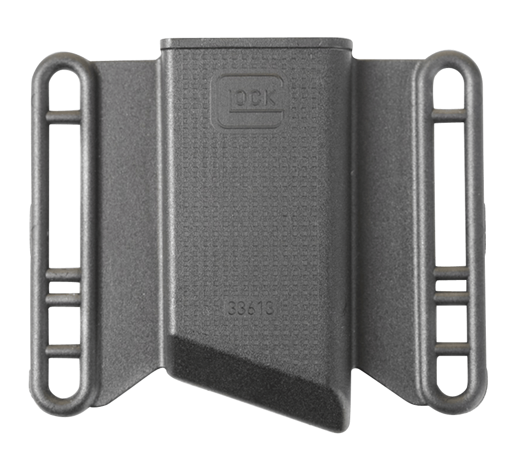 Glock MP033613 Mag Pouch  OWB Black Polymer, Belt Slide Mount Up To 2.25" Wide, Fits Glock 43 Magazines Only