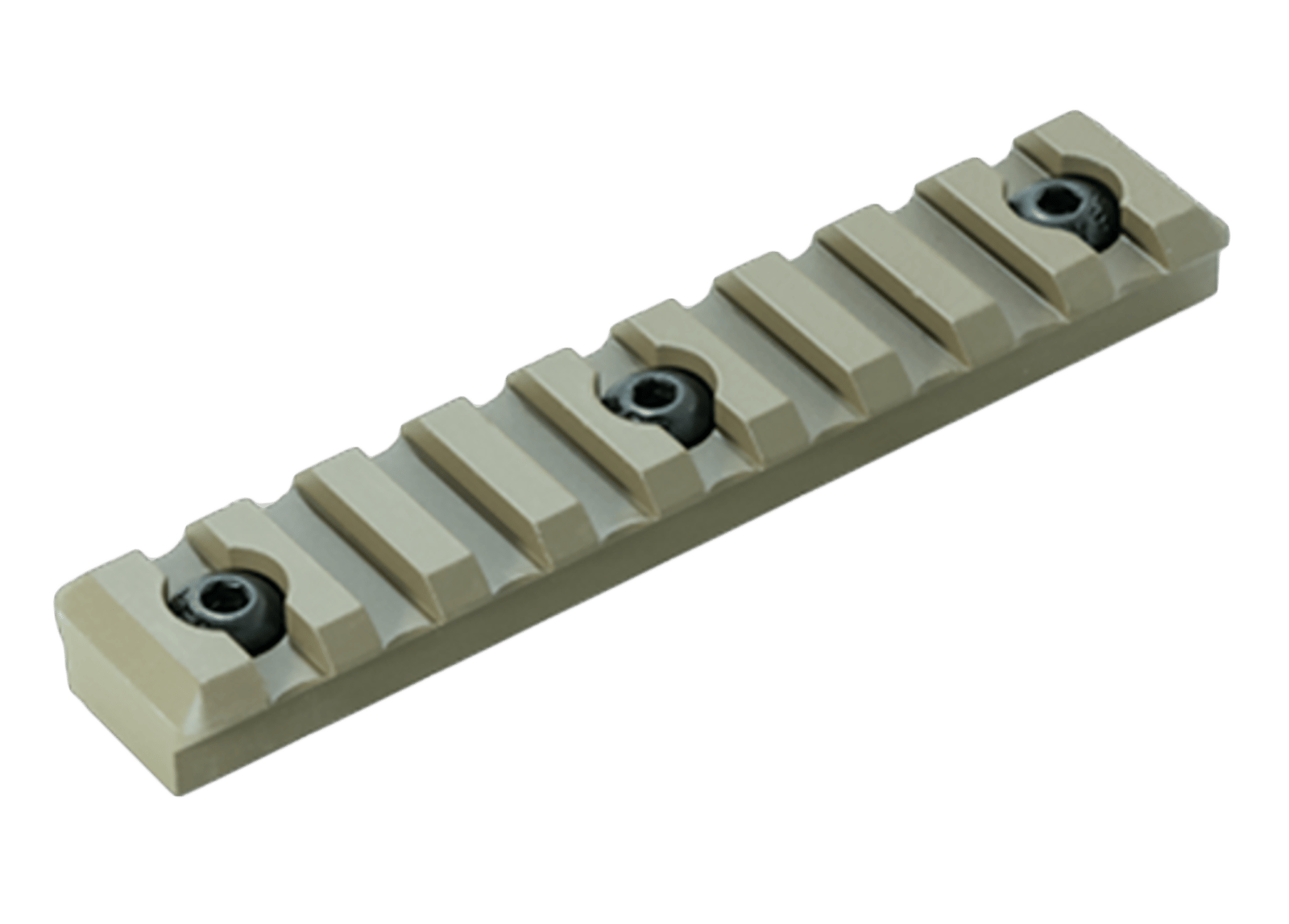 Timber Creek Outdoors M9SPRFDE M-LOK 9 Slot Picatinny Rail  FDE Aluminum Fits AR-Platform