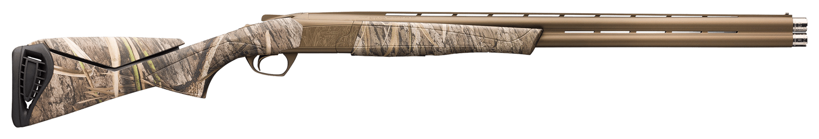 Browning 018722203 Cynergy Wicked Wing 12 Gauge 3.5" 2rd 30" Barrel, Burnt Bronze Cerakote Metal Finish, Mossy Oak Shadow Grass Habitat Adjustable Comb Stock