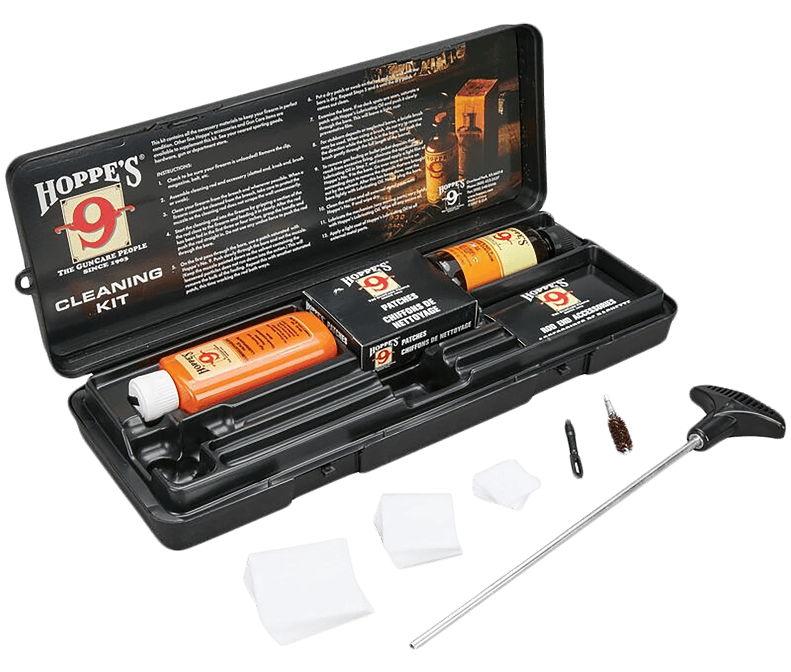 Hoppe's PCO Pistol Cleaning Kit All-Caliber Storage Box Included