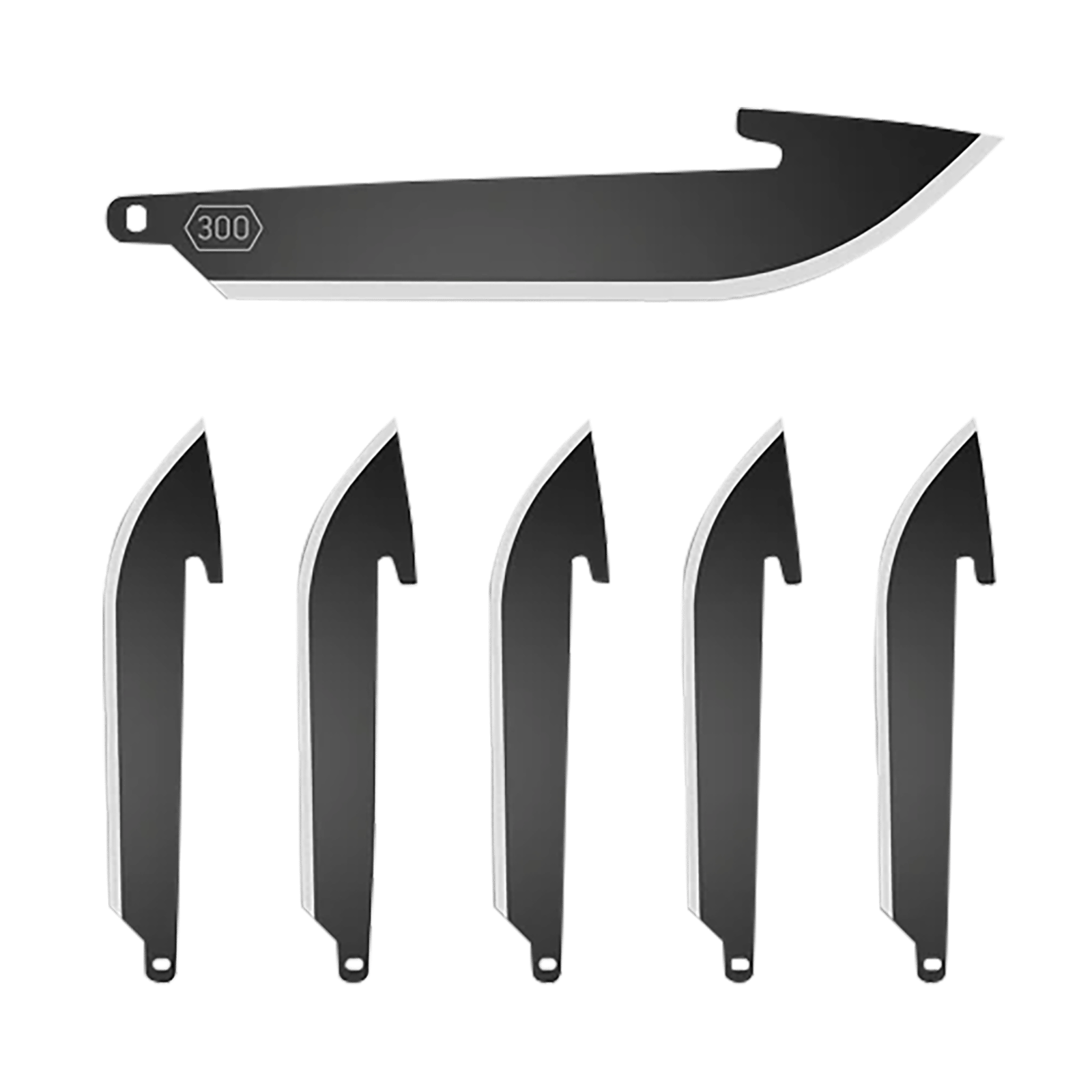Outdoor Edge RR30K-6C Replacement Blades  Drop Point 3" 420J2 SS Blade, 6 Blades