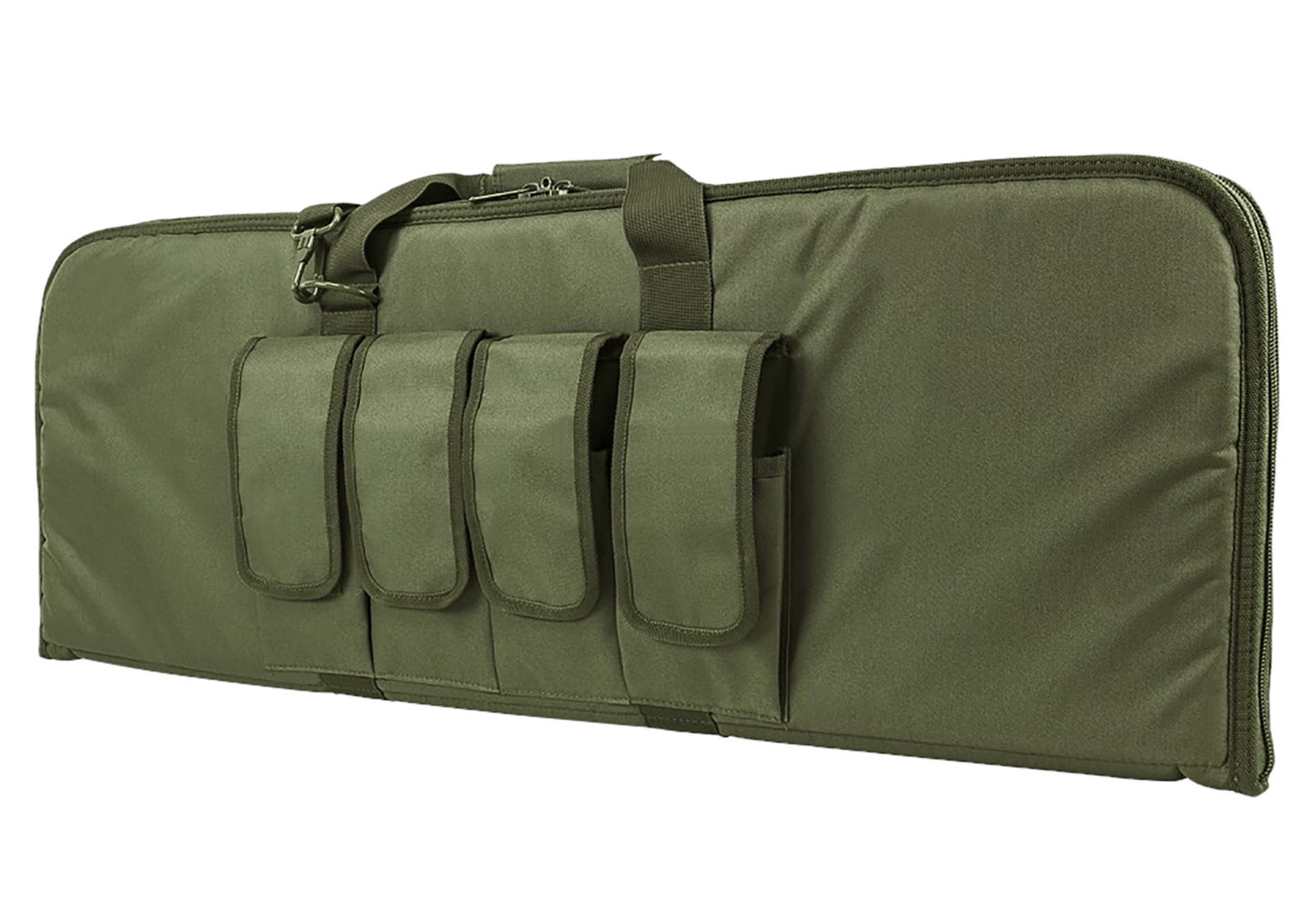 NcStar CVCP2960G36 2960 Carbine Case 36" OD Green Carbine w* Heavy Duty Locking Zipper