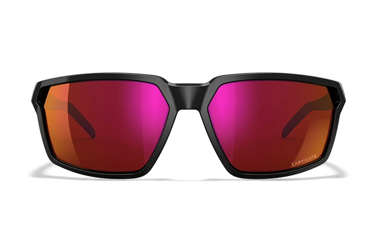 Wiley X AC6SRA06 Sierra  M/L Red Mirror Lens Polycarbonate Gloss Black Frame