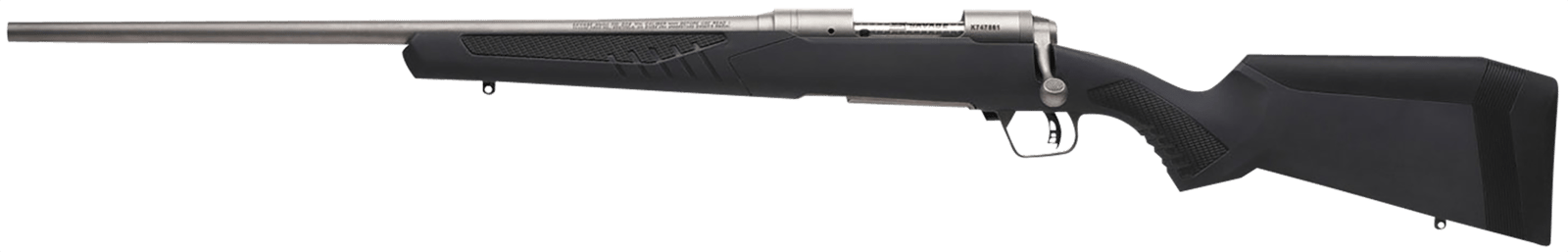 Savage Arms 57085 110 Storm Full Size 223 Rem 4+1 22" Matte Button-Rifled Barrel, Matte Drilled & Tapped Stainless Steel Receiver, AccuStock Matte Gray Synthetic Stock, Left Hand