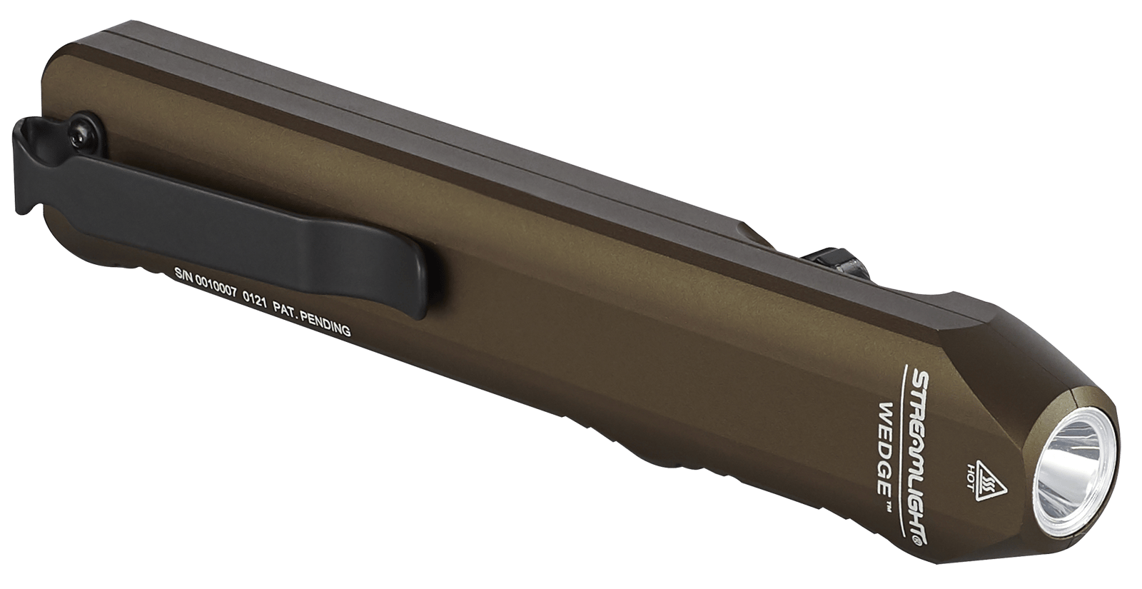 Streamlight 88811 Wedge  Coyote Tan Aluminum, White Light LED 300/1,000 Lumens, 110 Meters Beam Distance