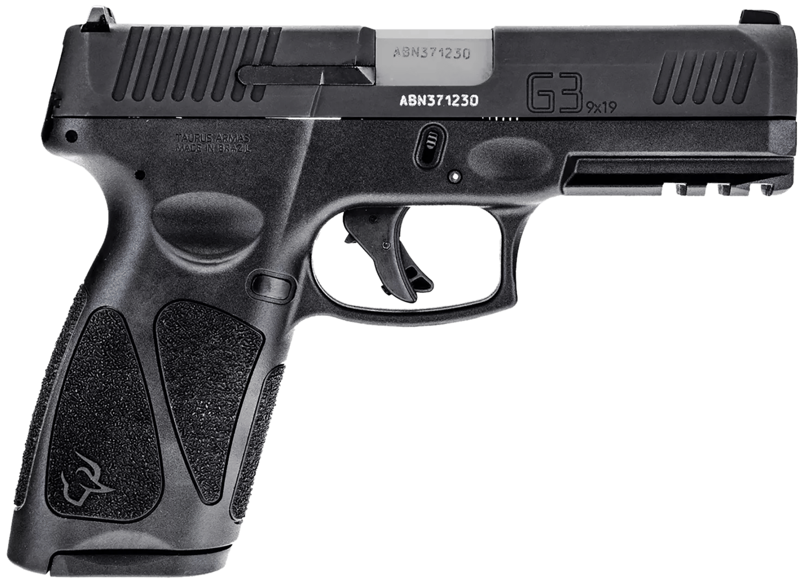 Taurus 1G3B941 G3  Full Size Frame 9mm Luger 15+1/17+1 4" Matte Stainless Steel Barrel, Matte Black Tenifer Serrated Steel Slide, Black Polymer Frame w/Picatinny Rail, Black Polymer Grip, Right Hand