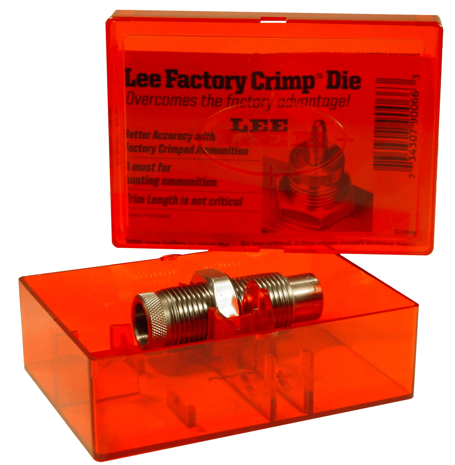 Lee Precision 90807 Carbide Factory Crimp Die 9mm Makarov