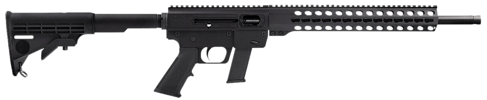 Blue Line Solutions JRC45G3-TB/BL   45 ACP 17" Threaded Barrel M-LOK Forend