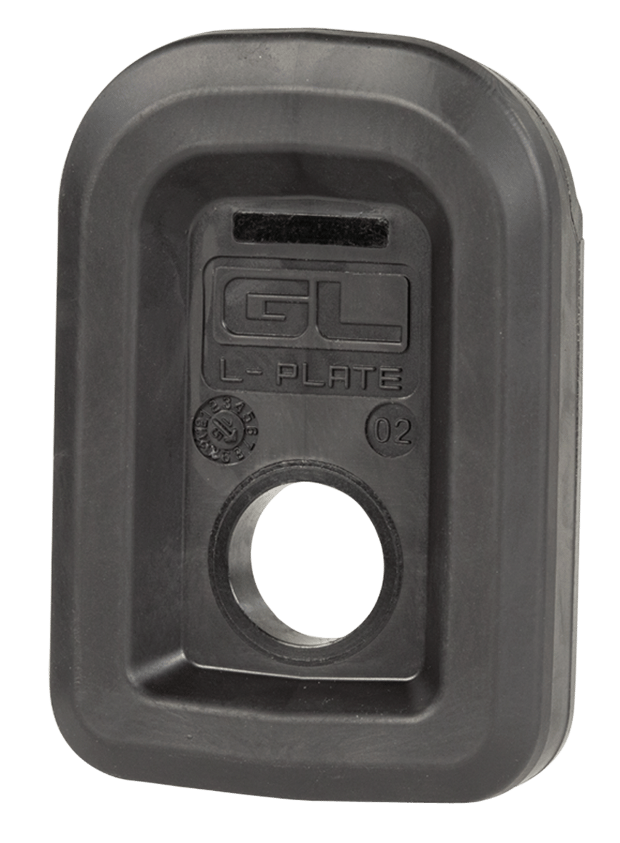 Magpul MAG567-BLK GL L-Plate  Made of Polymer w/ Over Molded Rubber & Black Finish for PMAG 17 GL9/15 GL9 Magazines
