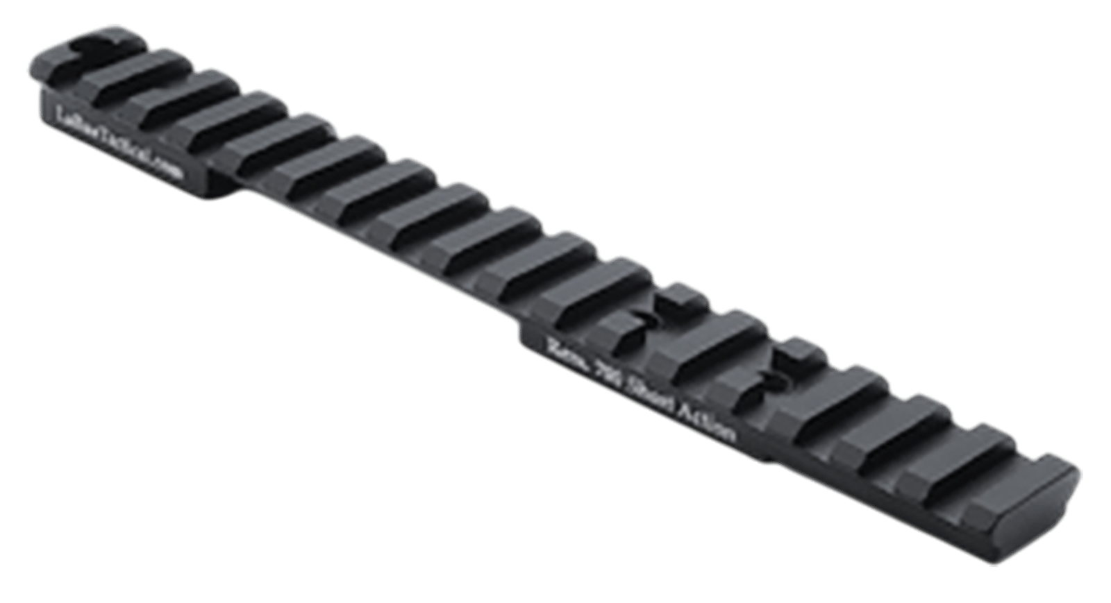 Larue Tactical LT113S20MOA  Top Rail Black Fits Remington 700 Short Action 20 MOA