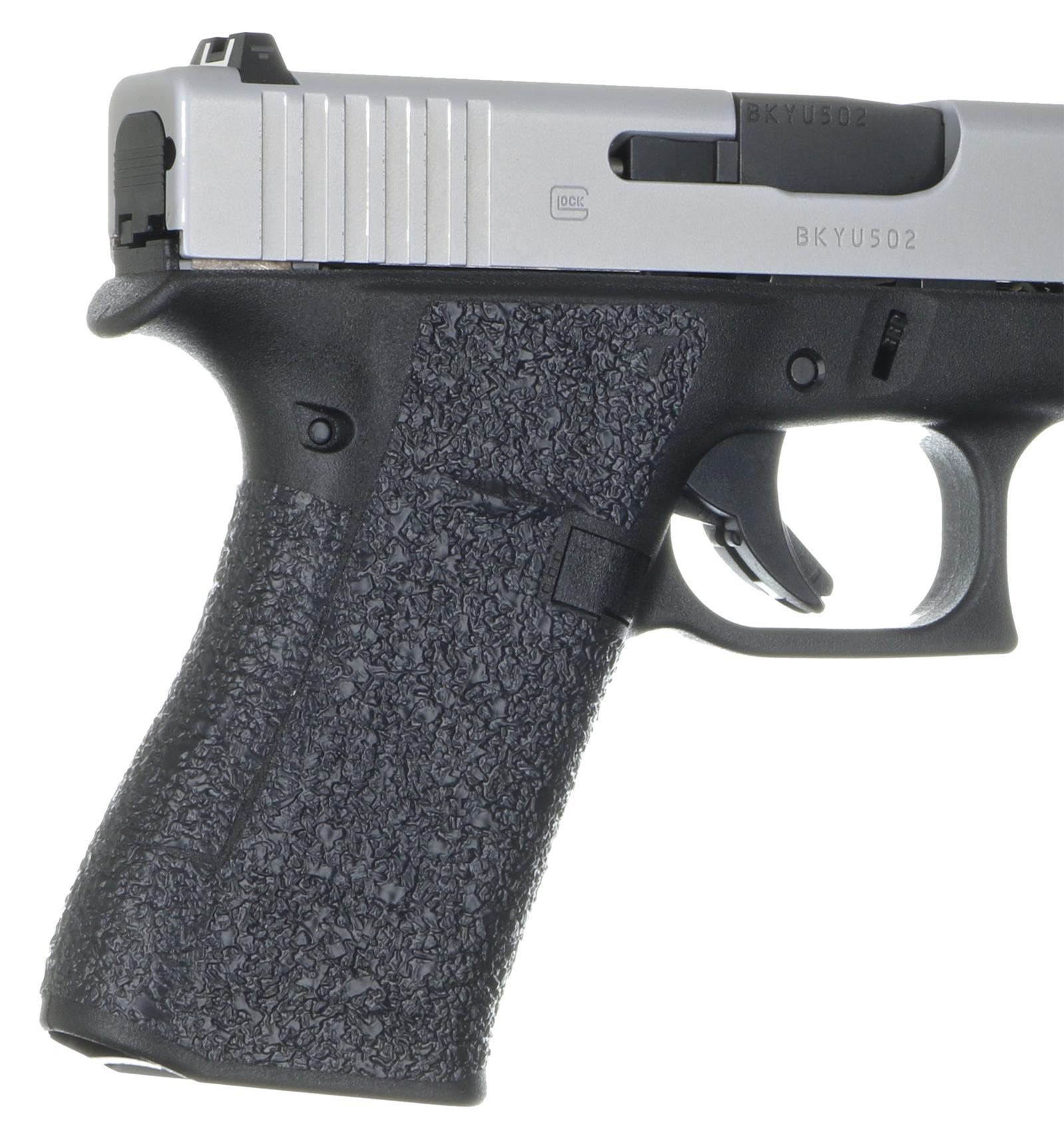 Talon Grips 385R Adhesive Grip  Textured Black Rubber for Glock 43X, 48