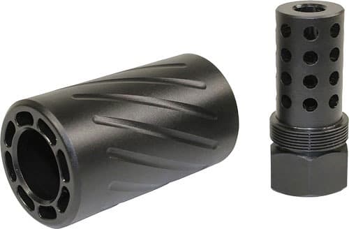 GUNTEC AR 300 BLACKOUT MUZZLE COMP & QD BLAST SHIELD