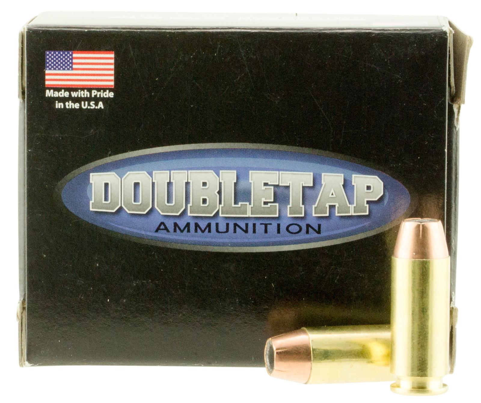 DoubleTap Ammunition 10MM230EQ Home Defense  10mmAuto 230gr Jacketed Hollow Point Lead Ball 20 Per Box/50 Case