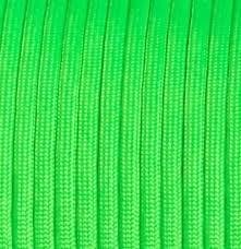 Mero 550 Paracord - 100' 550 lb Green Neon