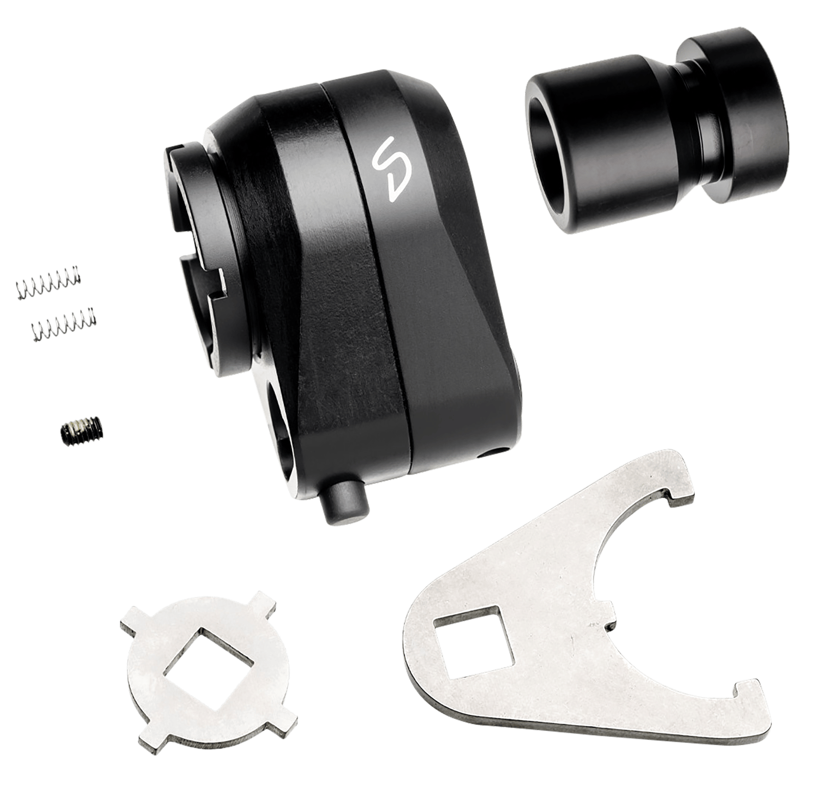 Stern Defense 008SDRABADMINID1M Rapid Attach Mini Buttstock Adapter Black Aluminum/Steel