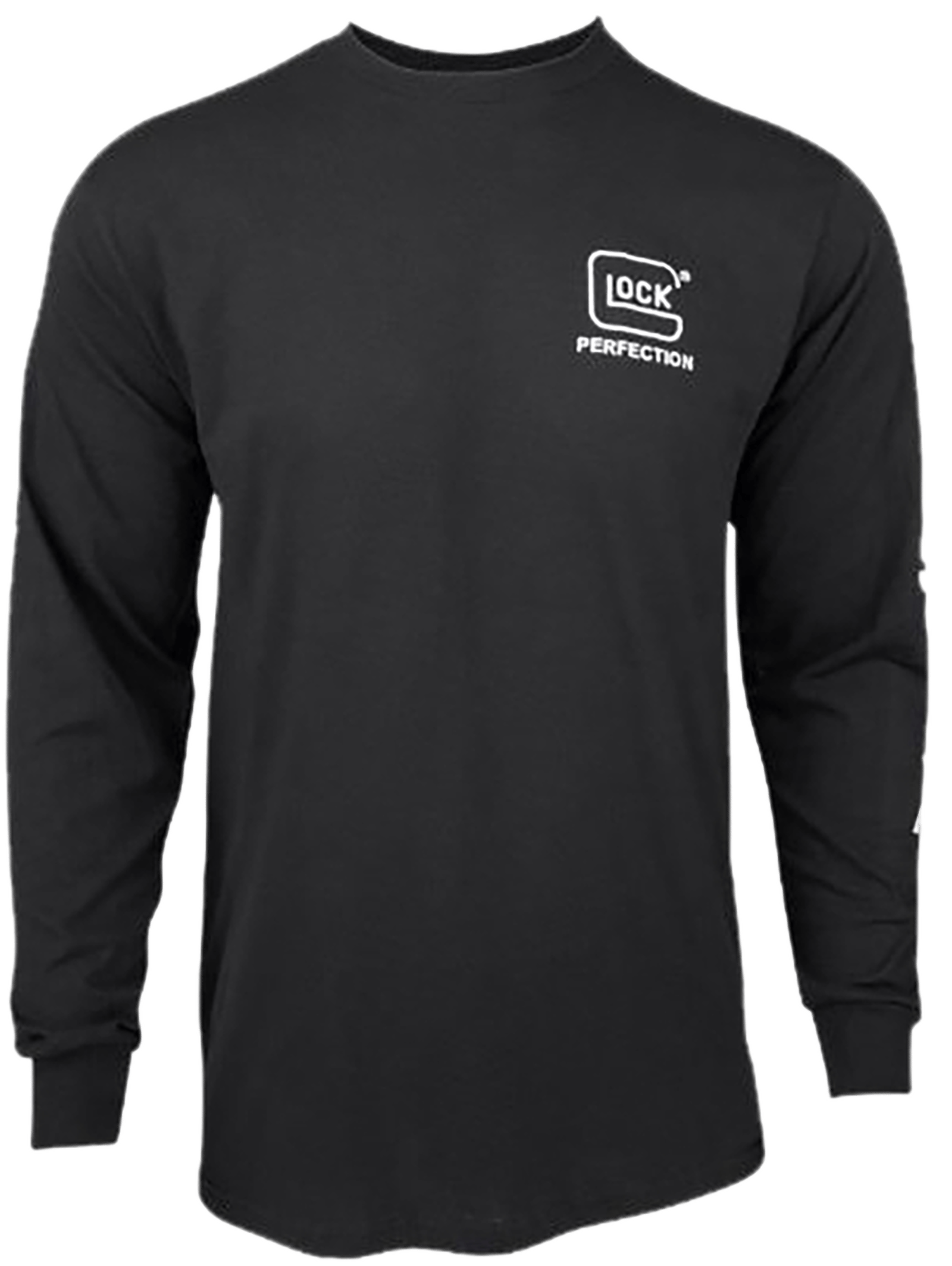 Glock AP96100 Perfection Long Sleeve Tee Black Pre-Shrunk Cotton Long Sleeve Large