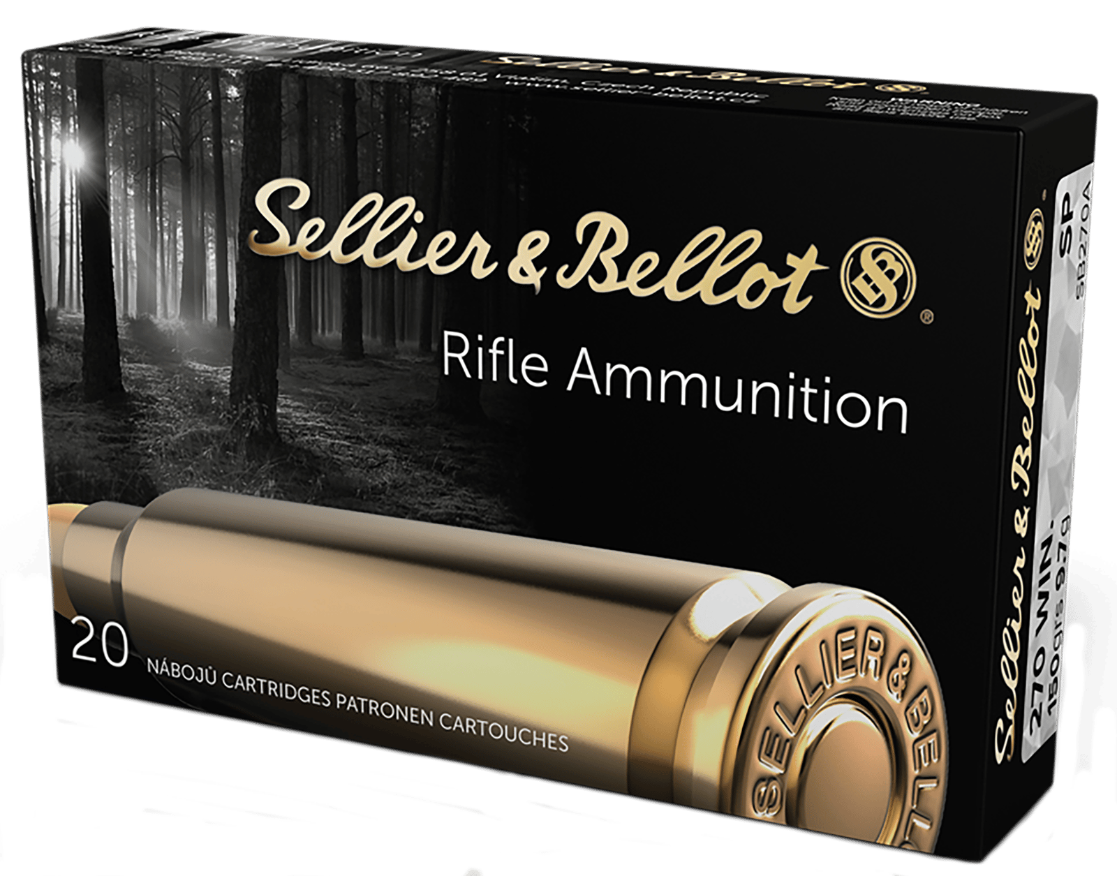 Sellier & Bellot SB270A Rifle  270Win 150gr Soft Point 20 Per Box/20 Case