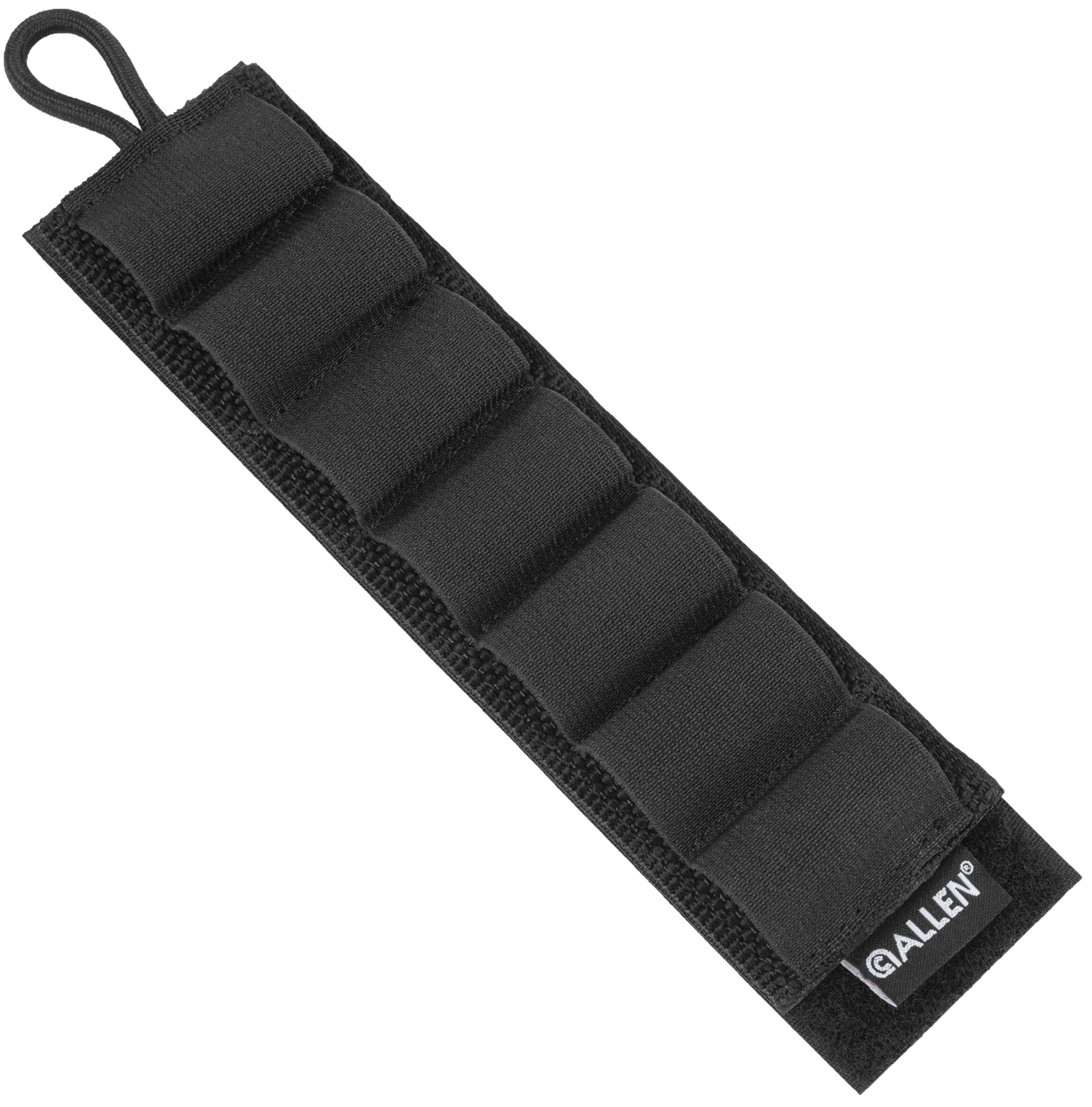 Allen 18421 Ammo Card  Black Endura 12 Gauge 7rd Velcro Mount