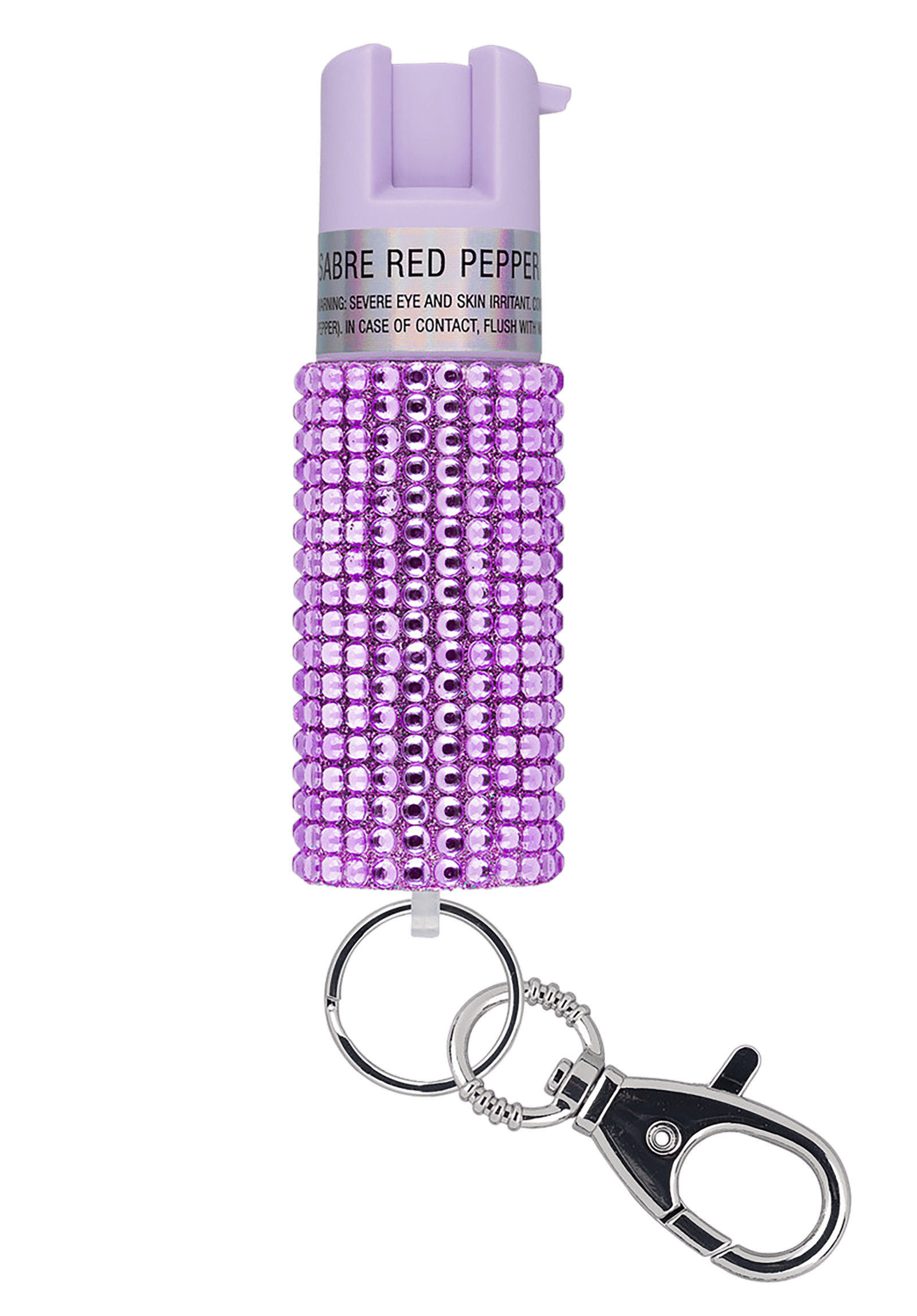 Sabre KRJLV02  Pepper Spray 25Bursts Compact Lavender Canister Includes Snap Clip