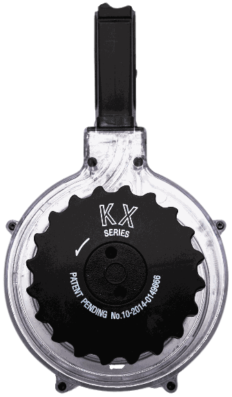 Kci Usa Inc KCIMZ036 AR-15  50rd Drum 5.56x45mm NATO Clear Polymer