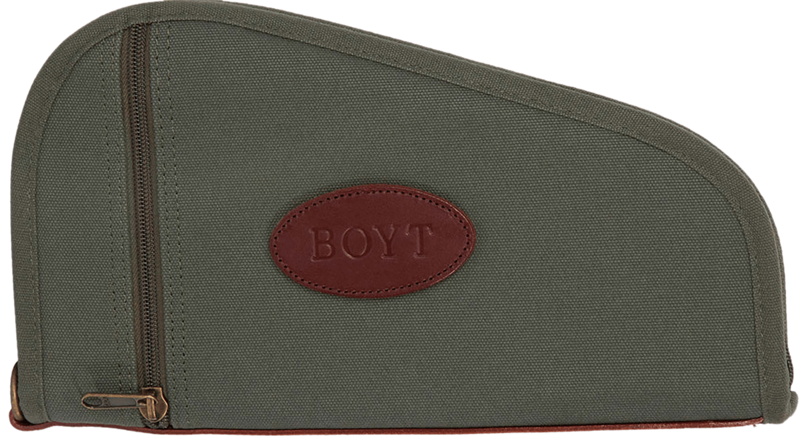 Boyt Harness PP41OD Heart-Shaped Pistol Case OD Green Canvas Holds Handgun