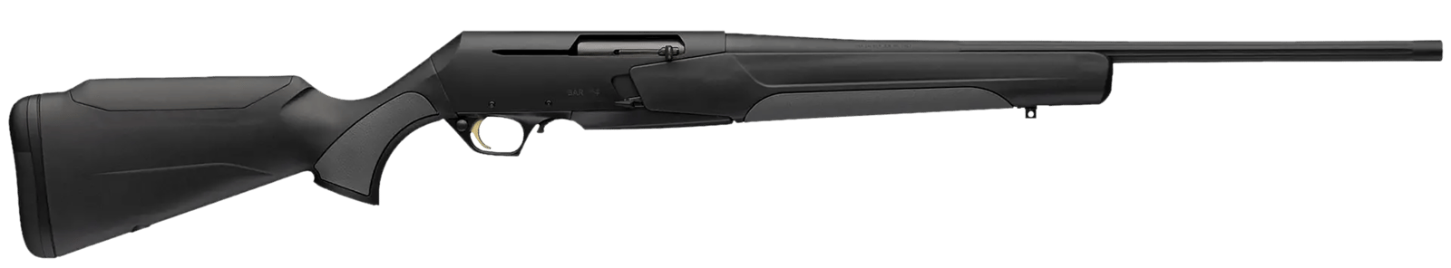 Browning 039007211 BAR MK4 Hunter 243 Win 4+1 22" Matte Black Fluted Barrel, Matte Blued Aluminum Alloy Drilled & Tapped Receiver, Black Adj Shim Synthetic Stock