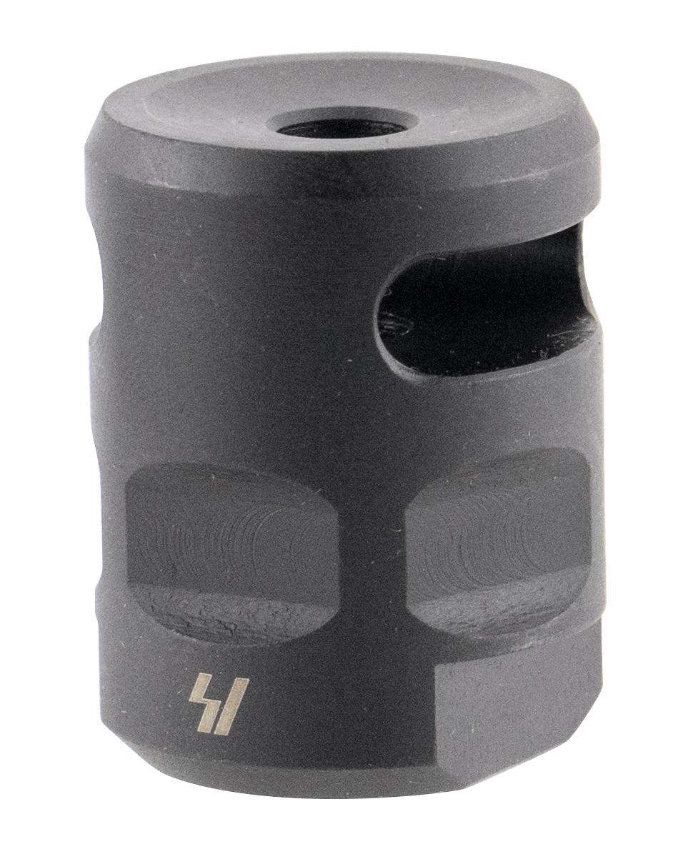 Strike Industries WHCOMP556 WarHog Comp  Black Steel with 1/2"-28 tpi Threads, 1.27" OAL & 0.26" Diameter for 223 Rem, 5.56x45mm NATO AR-Platform