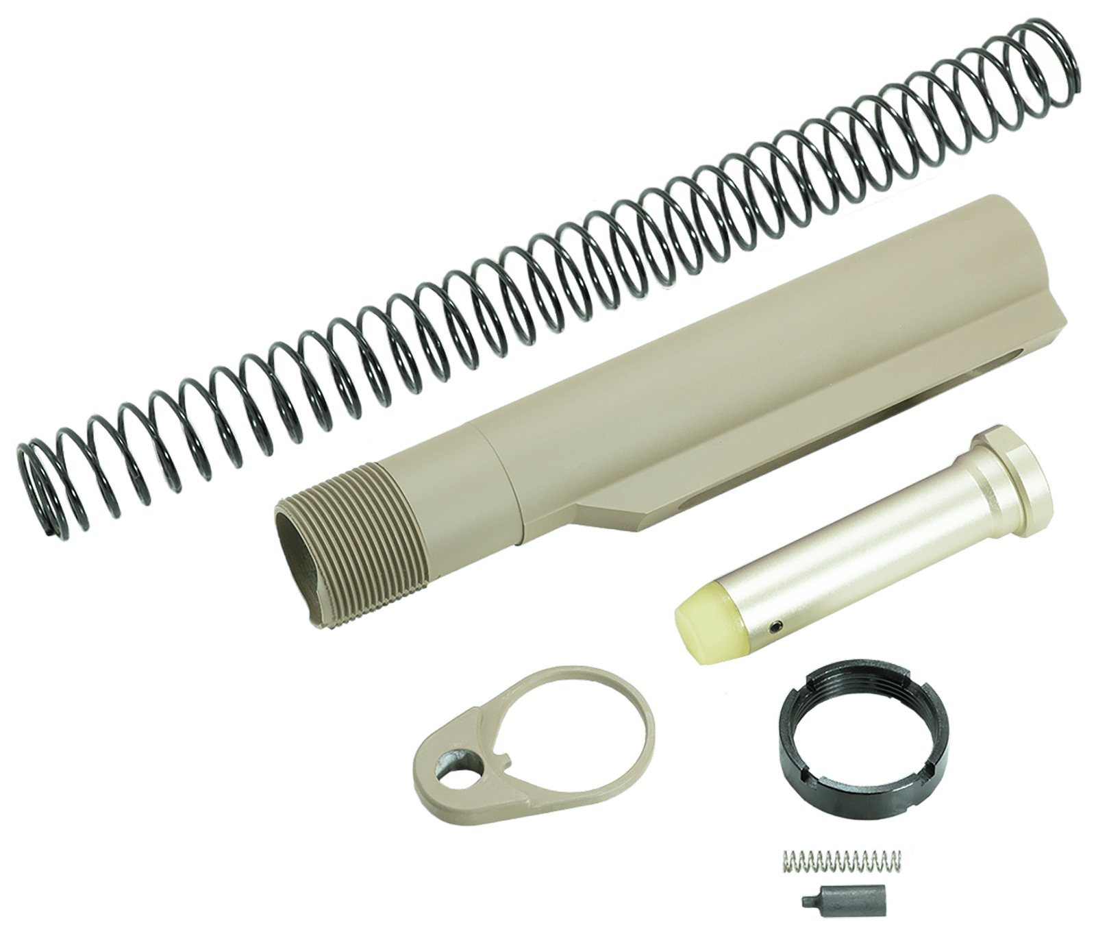 Timber Creek Outdoors ARBTKFDE Buffer Tube Kit  Flat Dark Earth AR-15/AR Style