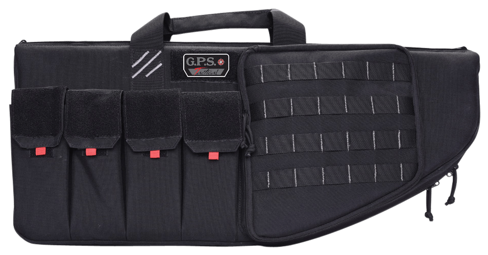GPS Bags T30ARB Tactical AR Case 30" Black 1000D Nylon with Mag & Storage Pockets, Lockable Zippers, External Handgun Pocket & DuPont Teflon Coating