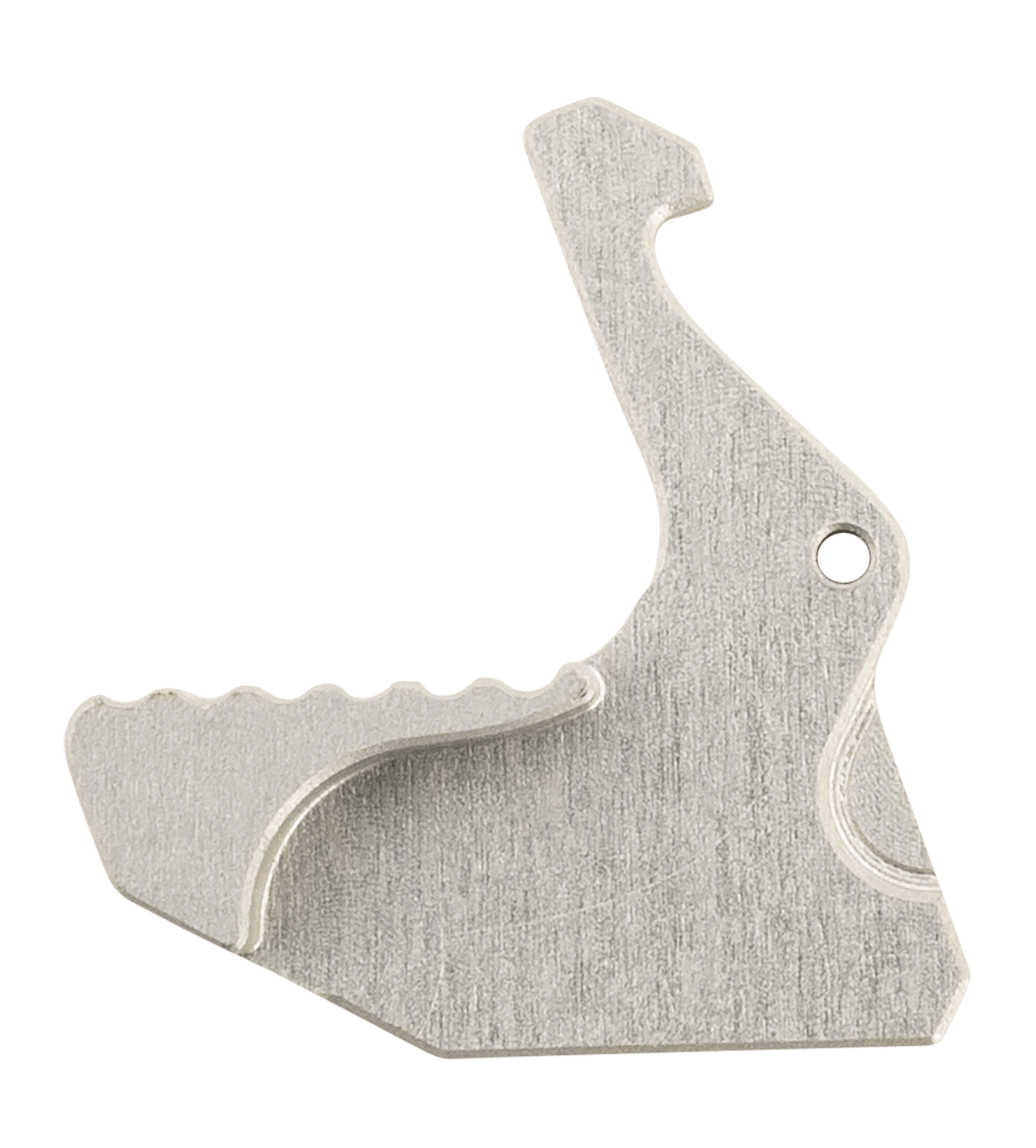 Rise Armament RA212GISLVR Extended Charging Handle Latch RA-212 Silver Aluminum fits Mil-Spec AR Charging Handles