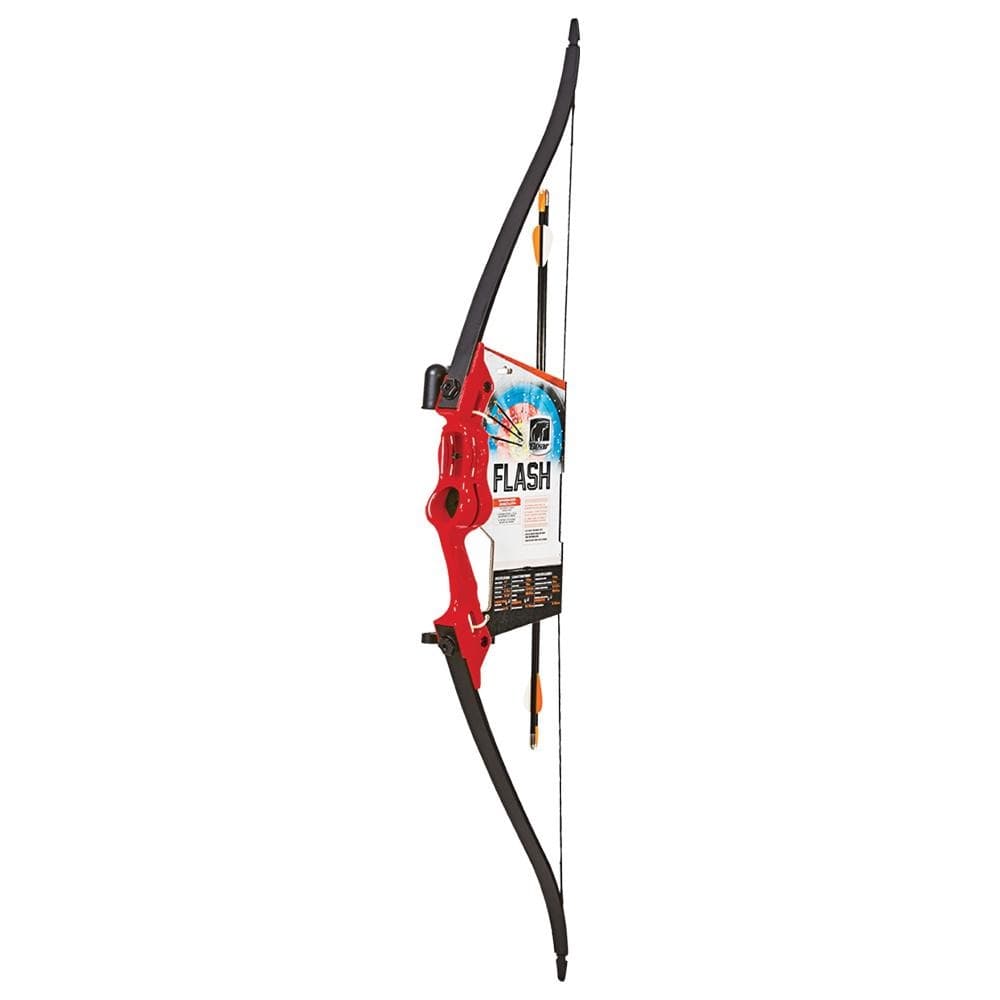 Bear Archery Traditional Youth Bow Flash 18lb Ambidextrous Red