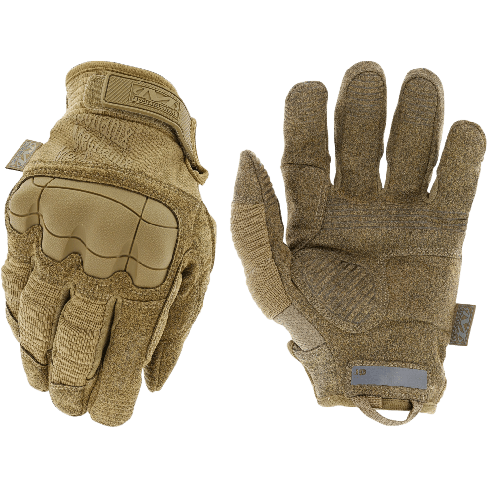 Mechanix Wear MP372009 M-Pact 3  Coyote Synthetic Leather Medium Velcro Closure