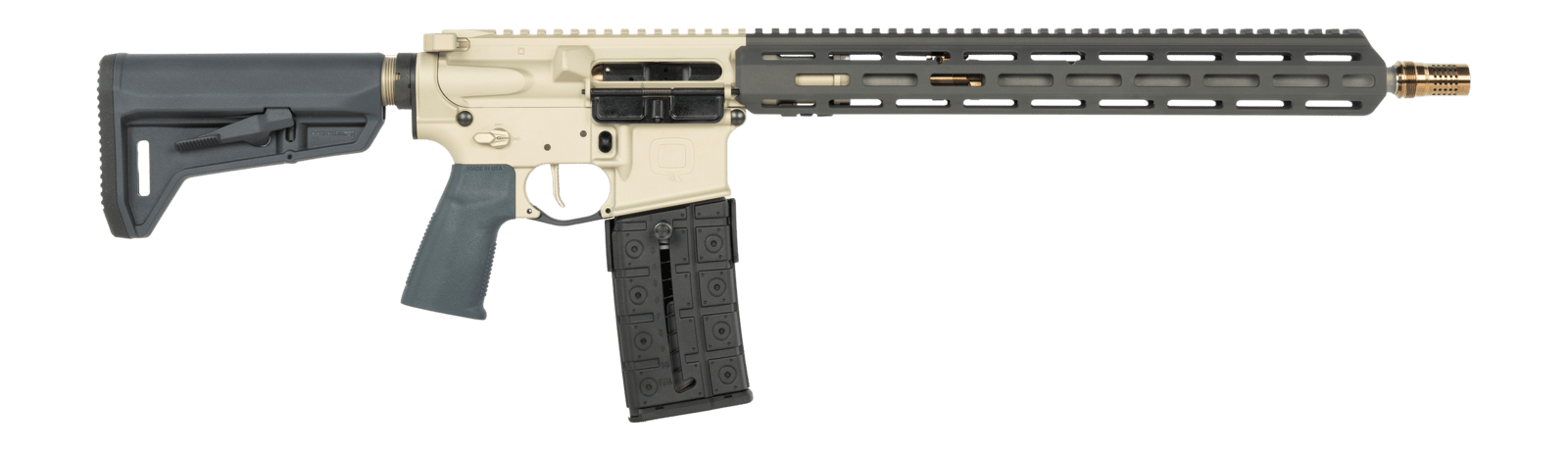 Q LLC  Sugar Weasel *CA Compliant 300 Blackout 10+1 16" Clear Anodized Cerakote Aluminum Receiver w/Picatinny Rail, M-LOK Handguard, CMOE SL-K Black Polymer Stock, Black Polymer Grip